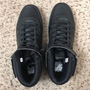 Black LED sneakers